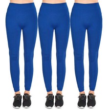 Women Winter Warm Fur Lined Fleece High Waist Seamless Leggings