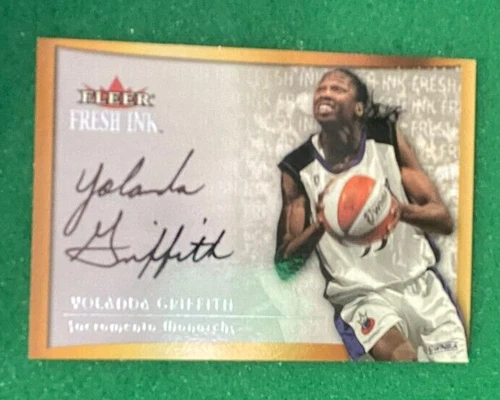 2000 Fleer Ultra WNBA Yolanda Griffith/Sacremento Monarchs Fresh Ink Autograph