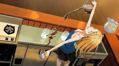 Anime girls dagashi kashi endou saya long hair Playmat Game Mat Desk