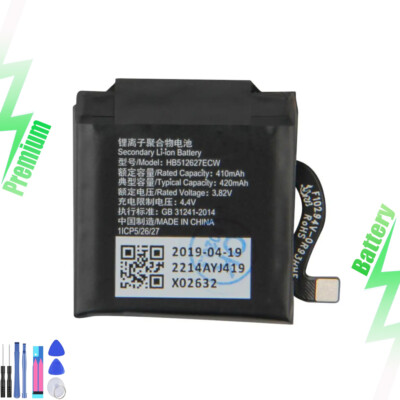 NEW Replacement Battery HB512627ECW For Huawei Watch 2 Classic LE0-BX9 LEO-BX9