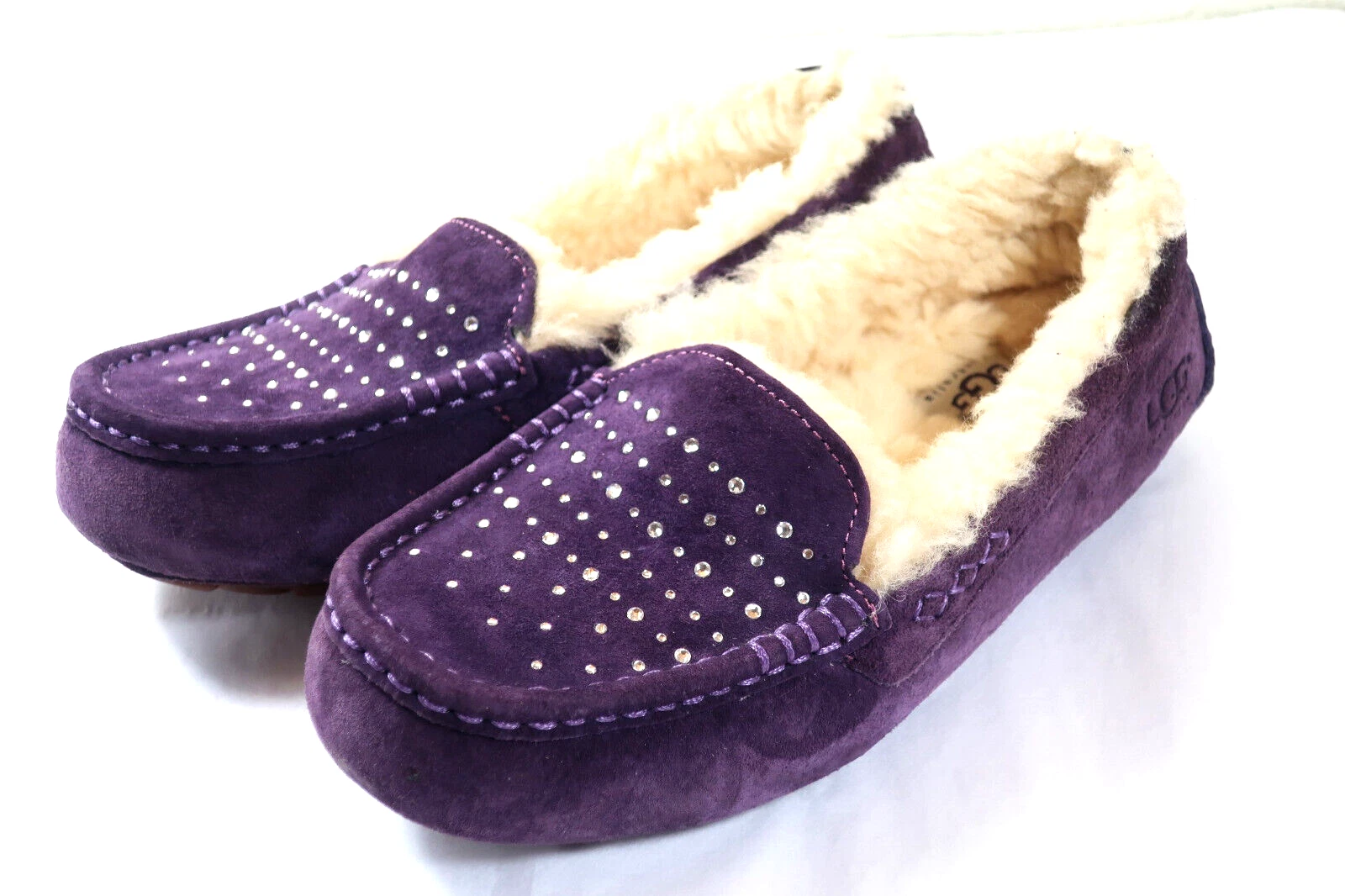 Mocassino UGG donna Ansley Bling impreziosite viola mocassino taglia 6