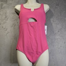 Charmo Cut Out Scoop Neck One Piece Swimsuit Size Medium Adjustable Wide Strap