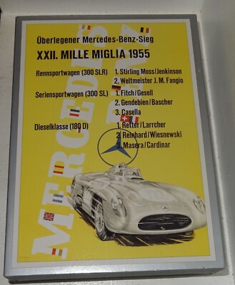 BUBMOBILE Mercedes-Benz XXII. MILLE MIGLIA 1955 5 Modelle Set 1:87 OVP (SB1645)