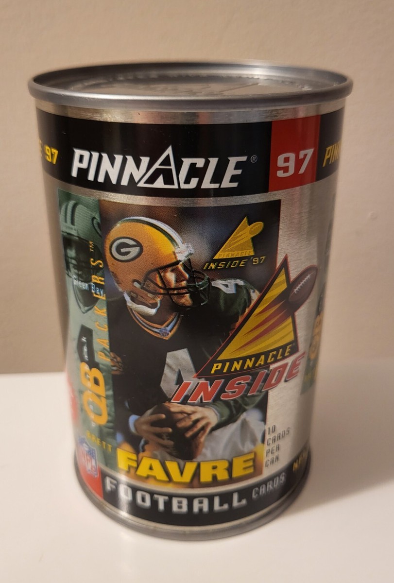 1997 Pinnacle Football Cards in a Can Brett Favre Green Bay