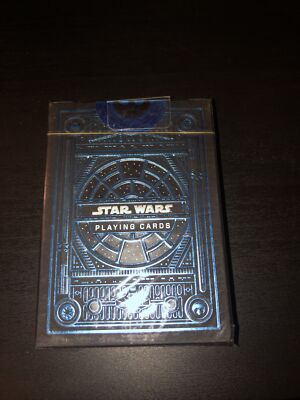 Never opened Star Wars Quality Playing Cards Theory 11 Mixed Blue