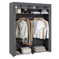 Kleiderschrank Garderobe Mit Kleiderstangen Regal KleiderstäNder Schrank RYG02GY