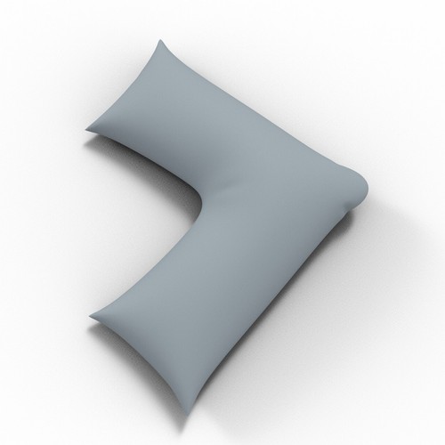 Almohada en forma de V de fibra hueca con funda de almohada ortopédica para el cuello trasero GRATIS. - Imagen 17 de 94