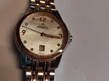 montre Michel         Herbelin dame acier, bicolore 14250/BTR 89,