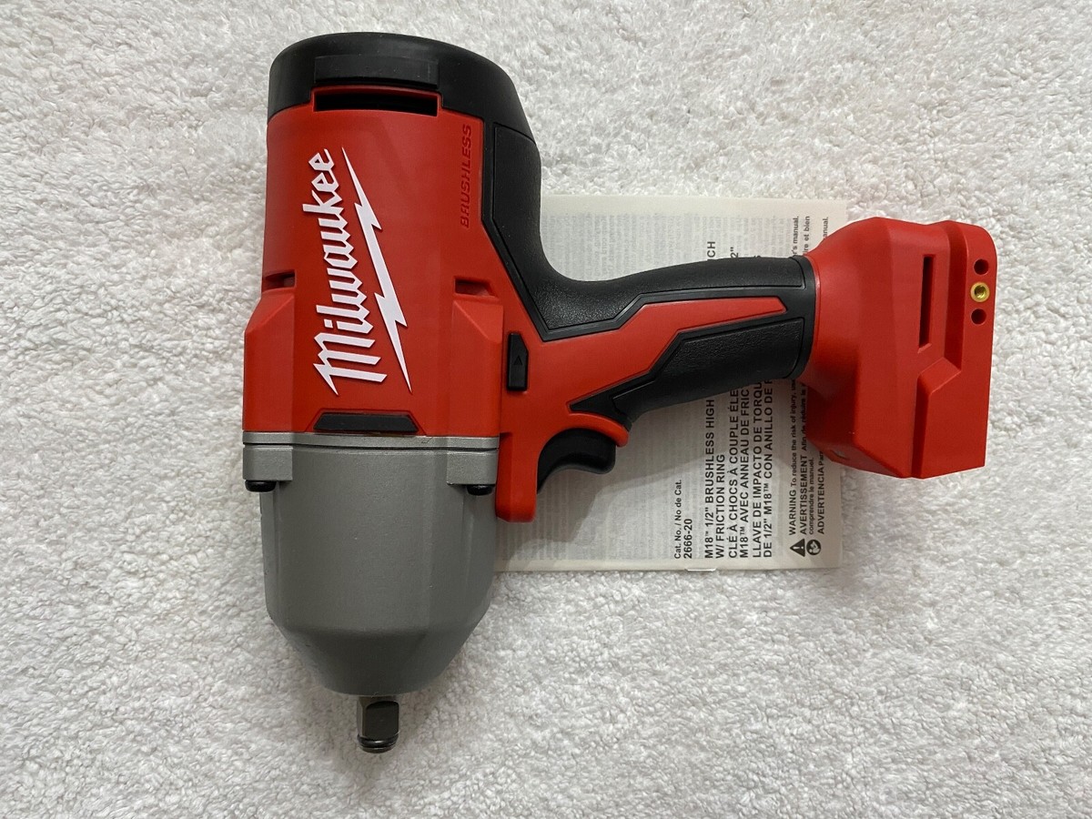 New Milwaukee M18 2666-20 18 18V Li-ion 1/2” Brushless High Torque