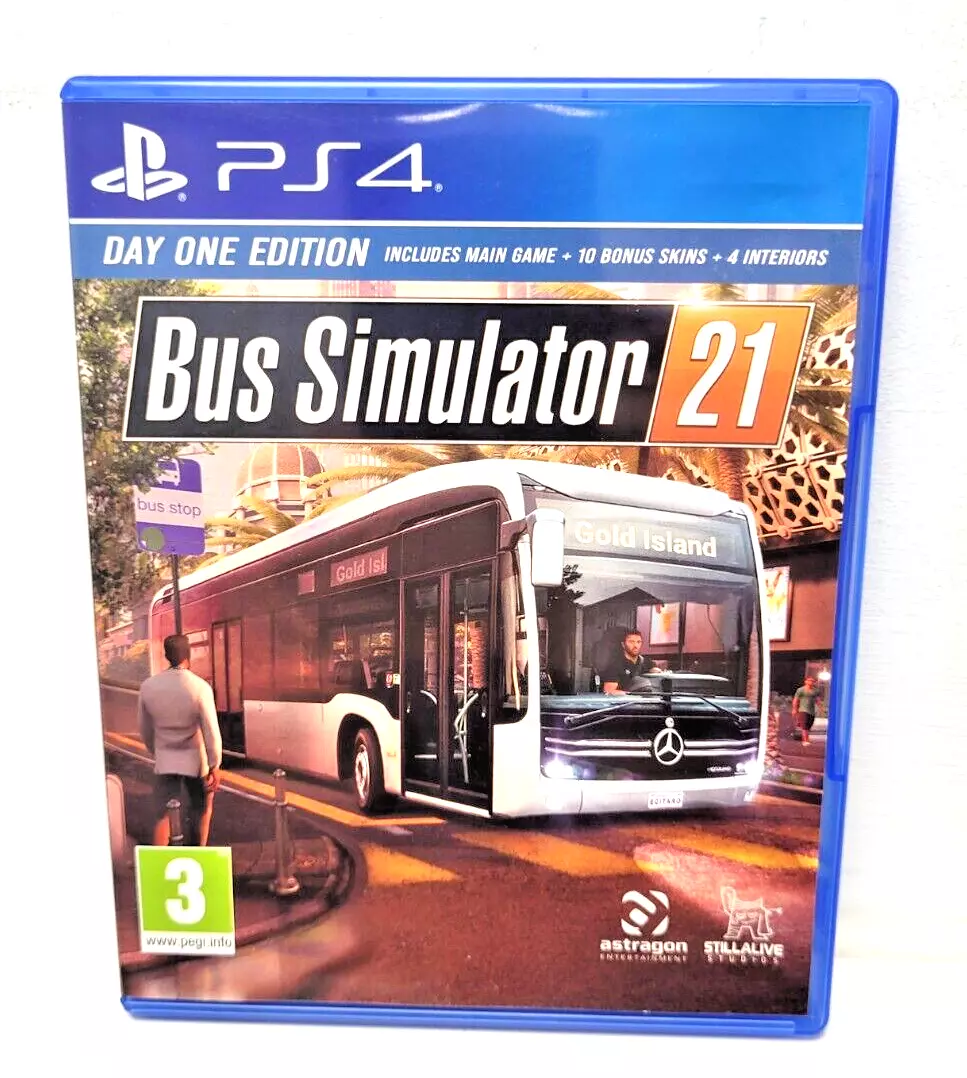 Bus Simulator 21 PS4 EXCELLENT Condition (PS5 Compatible) bus Sim Game