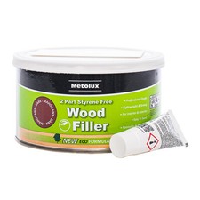 Timco Metolux 2 Part Styrene Free Wood Filler Repairs Timber 275ml-3.3L