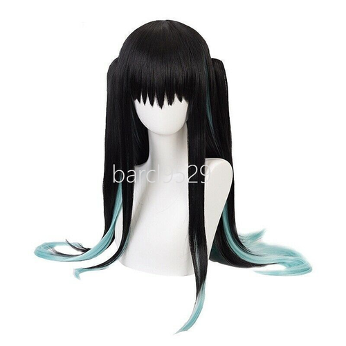 Demon Slayer Kimetsu no Yaiba Tokitou Muichirou Costume Wig Book Week Cosplay - Picture 14 of 20