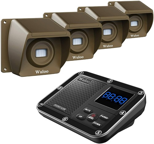Wuloo Home Garage 1800feet Range Driveway Alarms Outdoor Motion Sensors Detector - Picture 12 of 44
