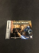 star wars attack of the clones gba manual only