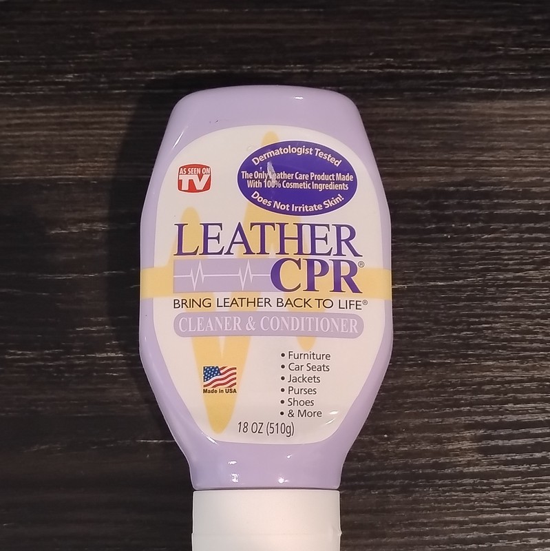 Leather CPR Cleaner & Conditioner Lotion 18 oz Dermatologist Tested for Leather