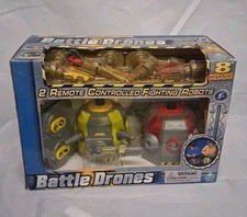 Vintage Battle Drones Fighting Robots Remote Control Toymax 2001 Sealed! #2