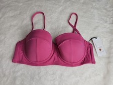 Shade  Shore Bikini Top Light Lift Women 34B Pink Wired Swim Beach NWT