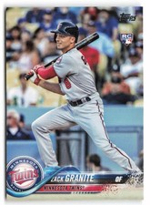 2018 Topps #115 Zack Granite Rookie Minnesota Twins RC