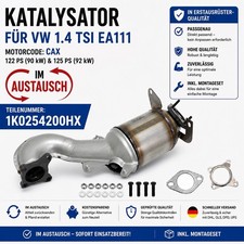 Katalysator Audi A1 A3 Seat Altea Leon Skoda Octavia VW EOS GOLF 1.4 TSI CAX EA1