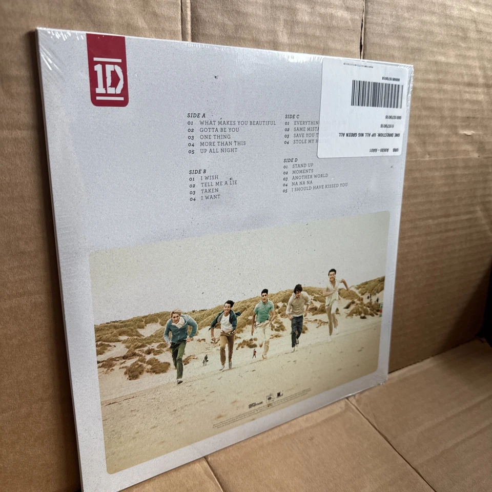 One Direction - Up All Night Urban Outfitters Translucent Green Vinyl LP Sealed - Image 2 of 2