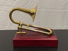 Open box piccolo trombone - real smallest mini micro playable brass trombone
