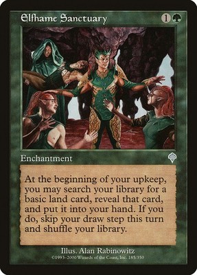 1x Elfhame Sanctuary - LP- Invasion Block - SPARROW MAGIC mtg