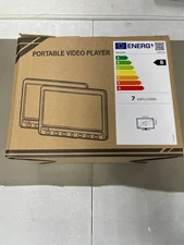 10.1" Portable DVD Players for Car with HDMI Input, 5-Hour Battery, 2 Headphones