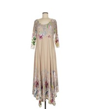 Lily By Firmiana Butterfly Print Maxi Dress - Med - NWT