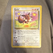 Pokémon Eevee Jungle Common Regular 50HP Basic 51/64 Unlimited TCG Card