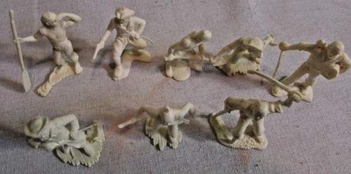 1960's Marx playset 60MM  Pirates Buccaneers Sailors Original Plastic