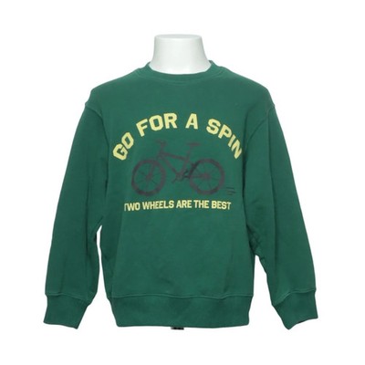 Uniqlo, Sweatshirt, Größe: 116, Grün, Baumwolle/Elasthan/Polyester, Print #FeO