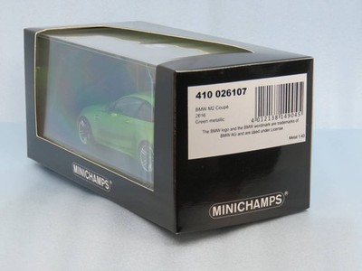 BMW M2 クーペ 2016 ミニチャンプス製1/43スケール ミニチャンプス 1/43 BMW M2 クーペ F87 2016 ブラック