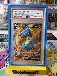 Lucario V Star Psa 10 | eBay