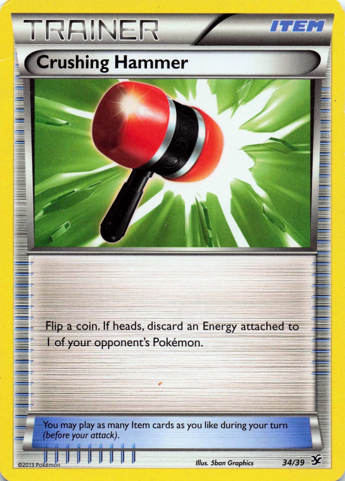 Crushing Hammer 34/39 Kalos Starter Set Common - LP