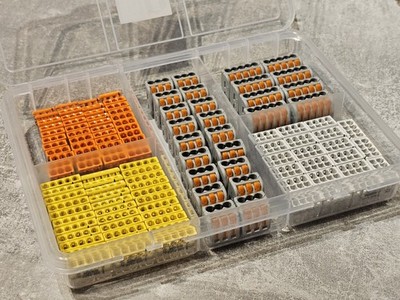 124 Teile Wago Klemmen Sortiment Box 2273 ; 222