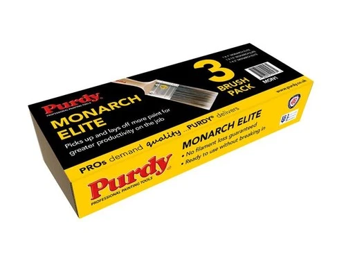 Purdy® - Monarch™ Elite™ Paint Brush Set, 3 Piece