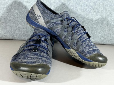 Merrell Trail Glove 4 Mens 9.5 Shoes Blue Barefoot Minimalist Outdoor Sneakers
