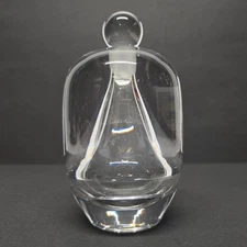 Vintage Orrefors Sweden Crystal MCM Minimalist Perfume Bottle