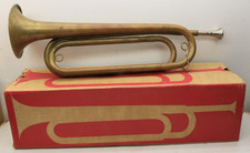 Boy Scouts of America Rexcraft Official Bugle 1538 W Box and Original Mouthpiece