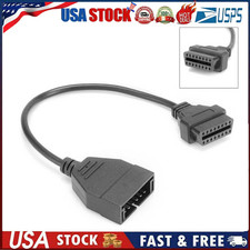 12 Pin Obd1 To 16pin Obd2 Convertor Adapter Cable For Gm Diagnostic Scanner Us 6