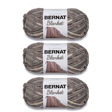 Bernat Blanket Yarn 3 Pack Super Bulky Chenille Yarn For Knitting Crocheting