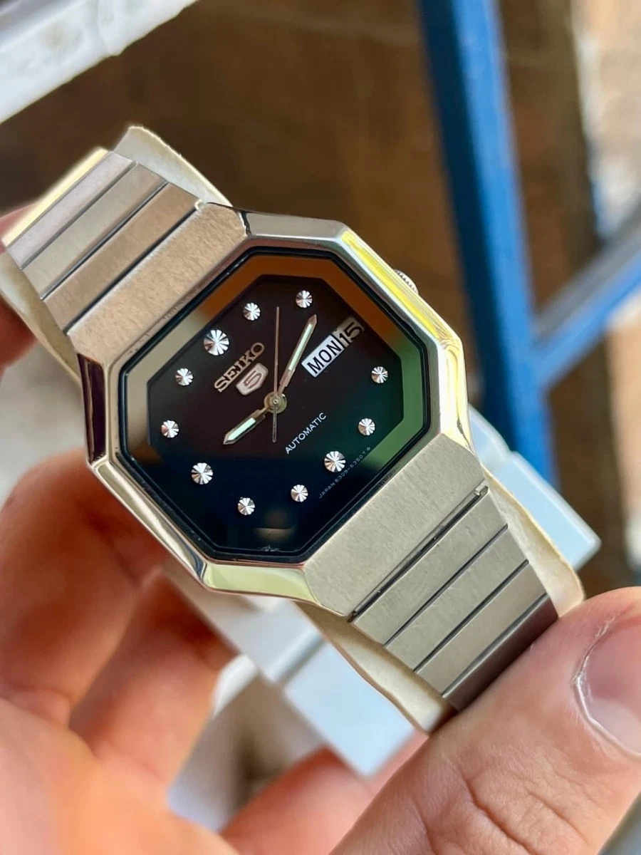 SEIKO セイコー 5 オートマチック　デイデイト　スクエア　4D2048 Seiko 5 Mechanical (Automatic) Square Wristwatches for sale - eBay