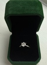 1.02ct Lab Grown Diamond Platinum Solitaire Engagement Ring