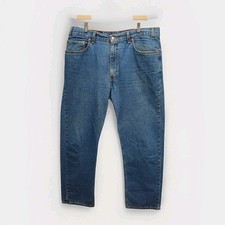Vintage Levi's 505 Jeans Mens 36x30 Regular Fit Straight Leg Medium Wash Denim