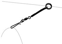 Black Cat Breaking Line Connector 85Mm 2StüCk