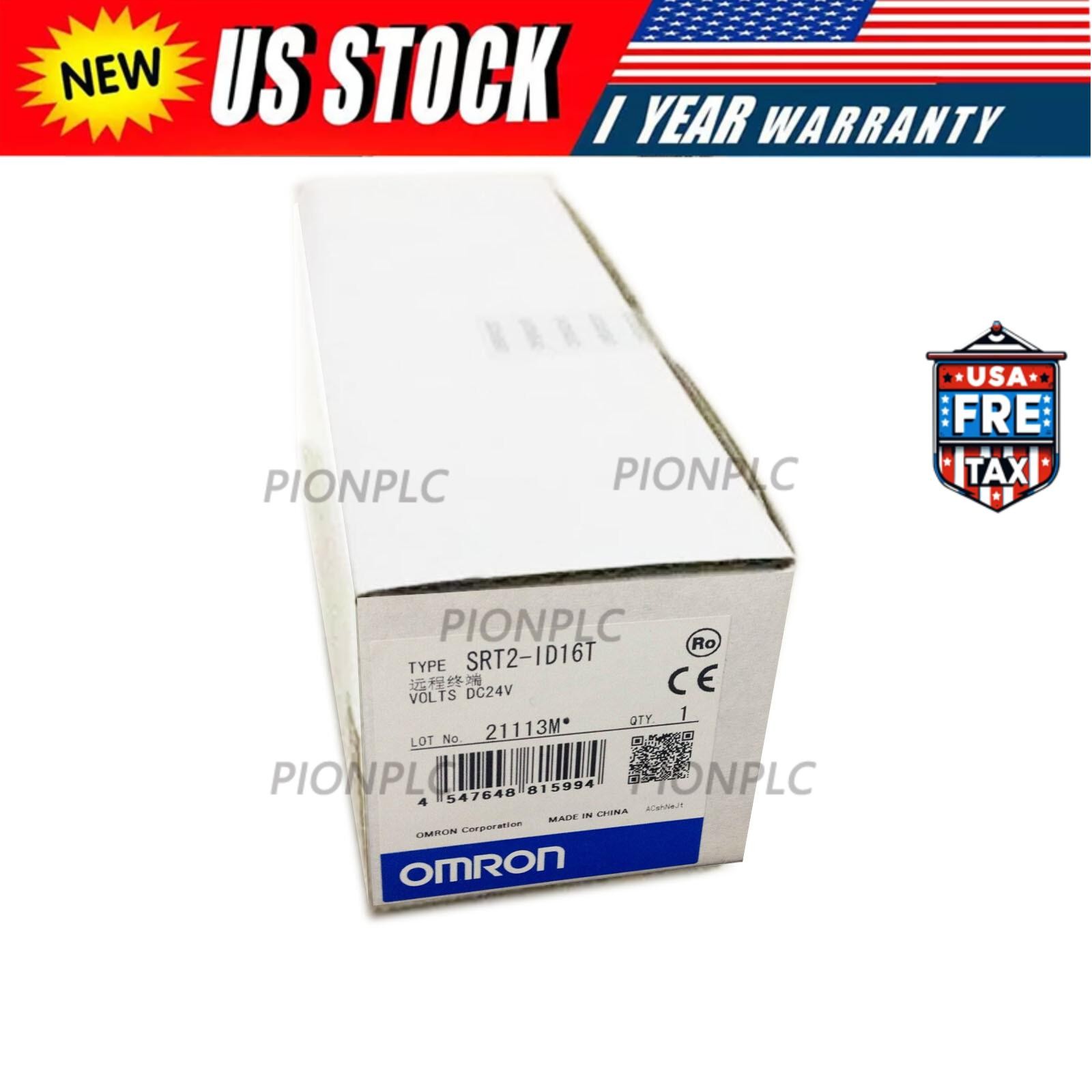 OMRON SRT2-ID16T TRANSISTOR REMOTE TERMINAL BLOCKS PLC MODULE NEW