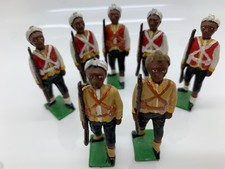 UNBRANDED TOY SOLDIER SEVEN WEST INDIAN REGIMENTS FIGURES 54MM UNBOXED