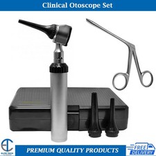 Premium Veterinary Otoscope Set - Ear Examination Diagnostic Vet Tool New