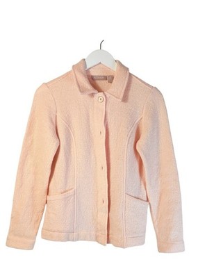 Chicos Wool Jacket Light Pink Coquette Size 0