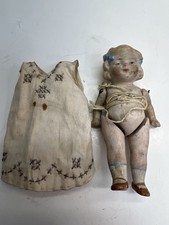 Jointed Bisque Porcelain P15 - 4.5in  Doll Antique VTG Old Germany